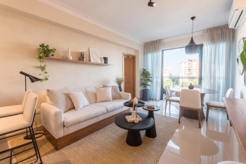 Apartamento en alquiler amueblado de 1 habitación en el ensanche naco
