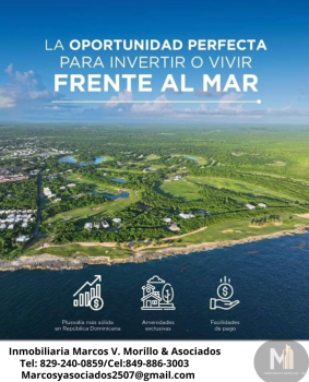 Vendo solares amber en playa nueva romana