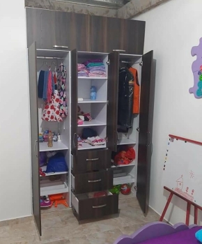 Fabricacion de closet a la medida en melamina