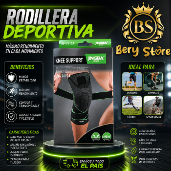 Rodillera deportiva  rodillera ortopÉdica  rodillera ajustable