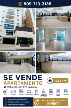 Apartamento  serrallés santo domingo distrito nacional
