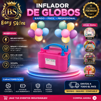 Inflador de globos elÉctrico - bomba electrica para inflar globos y ve
