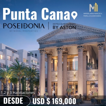 Vendo apartamento poseidonia en cana bay punta cana
