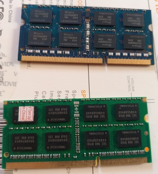 Memorias ram ddr3 8gb para laptop cada una a 900 - leer descripción