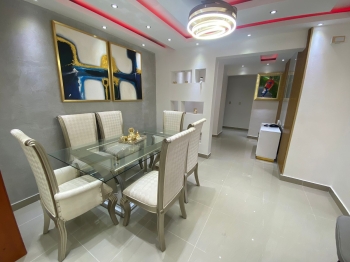 Venta de segundo piso con terraza  en vista hermosa santo domingo este