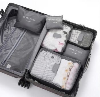 Set de 6 bolsas organizadoras para maleta