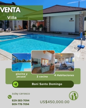 Preciosa villa en matanza ban