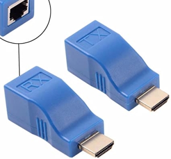 Adaptador hdmi macho a rj45 para extensión de señal de video