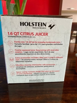 Exprimidor de cítricos eléctrico holstein housewares