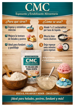 Cmc estabilizantes reposteria helados