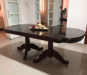 Mesa de comedor en caoba solo la mesa en san juan