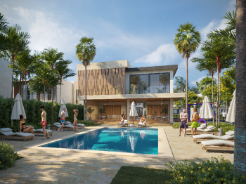 Ecos palms villas  villas en boca chica de 4 habitaciones cerca del ma