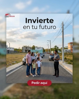 Vendo terreno con financiamiento disponible en santo domingo