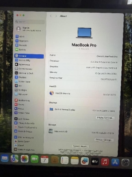 Macbook pro 15 i9