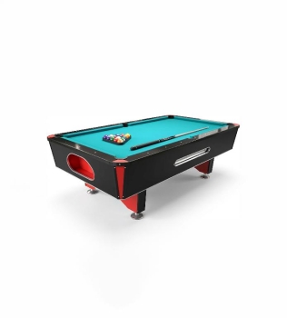 Mesa de billar premium color rojo