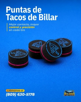 Puntas de tacos de billar