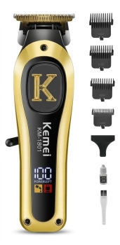 Kemei km-1800 cortadora inalámbrica profesional para cabello y barba