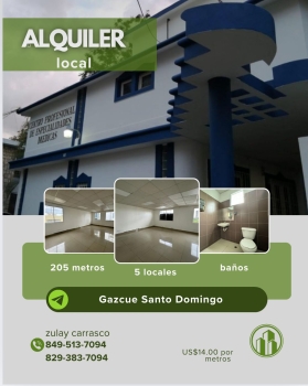 Local en alquiler – exclusivo para consultorio médico gazcue santo dom