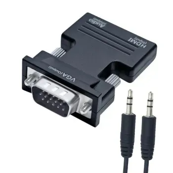 Dale un chance a tu viejo monitor vga mira este convertidor hdmi a vga