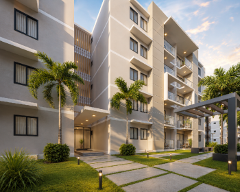 Apartamentos en pueblo bavaro de 1 habitacion