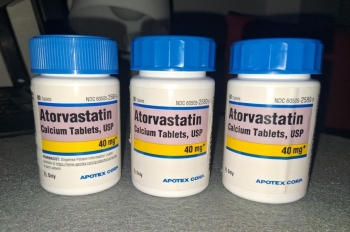 Frasco de 90 pastillas de atorvastatin 40mg