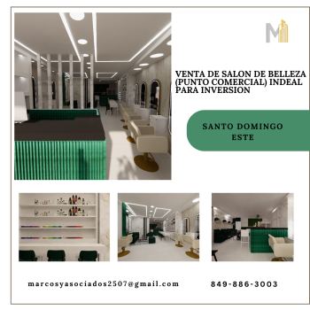 Vendo salón de uñas en santo domingo este
