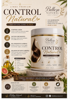 Mascarilla para el pelo control natural