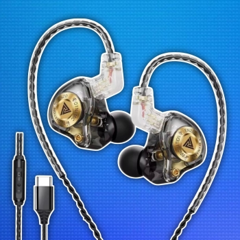 Qkz enzo pro / auricular in-ears gaming profesional