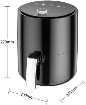 Freidora de aire rudo ru-3011 – 4 litros / 1100w