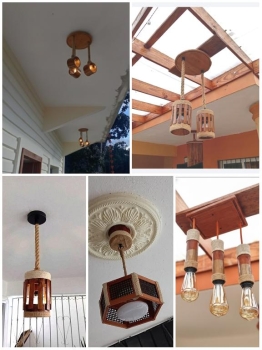 Lámparas para su terrazas gazebos casas apartamentos y más.