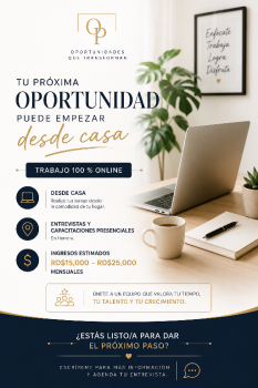 Trabaja desde casa totalmente online