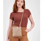 Bolso bandolera giani bernini dasher cocodrilo repujado triple cremall