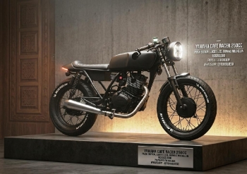 Moto yamaha cafe racer 250cc