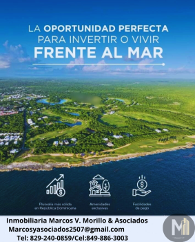Vendo solar en playa nueva romana