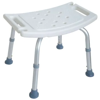 Silla banco de baño ajustable con brazos antideslizante