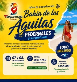 Tours bahia de las aguilas en santo domingo este