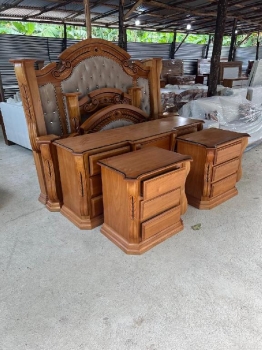 Juego de dormitorio de 60 caoba