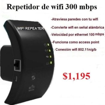 Repetidores de señal wifi para tu casa o negocio chequea