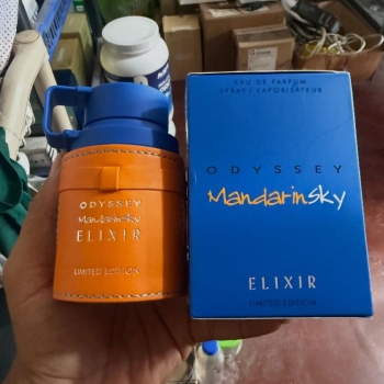 Perfume mandarin sky elixir odyssey de armaf 100ml fragancia masculina
