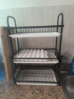 Escurridor de platos de 3 niveles