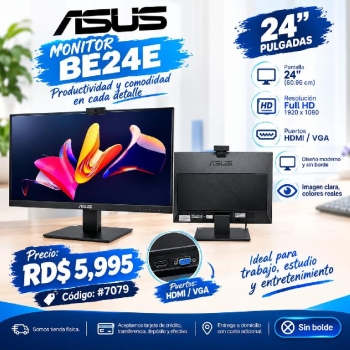 Oferta monitor asus  en santo domingo norte