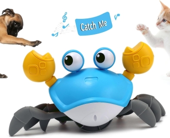 Juguete cangrejo gateador con música y sensor – ideal para estimulació