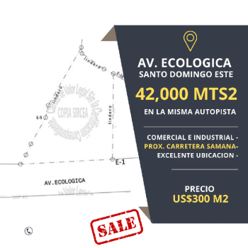Solar-terreno venta avenida ecológica.