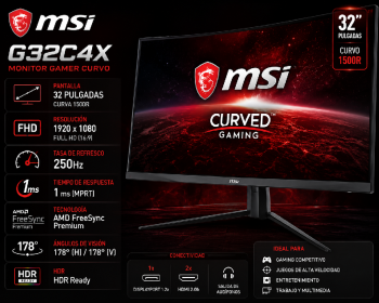 Monitor gaming g32c4x nuevo