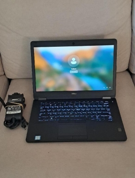 Laptop dell 8gb 256gb ssd m.2 i7 2.8ghz e7470