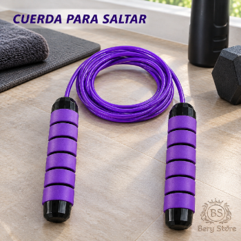 Cuerda de saltar deportiva  ligera y resistente  cuerda para saltar aj