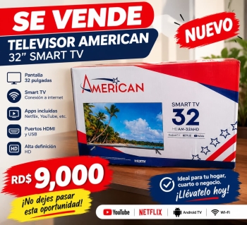 Televisor nuevo american