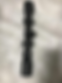 Rifle mira telescópica