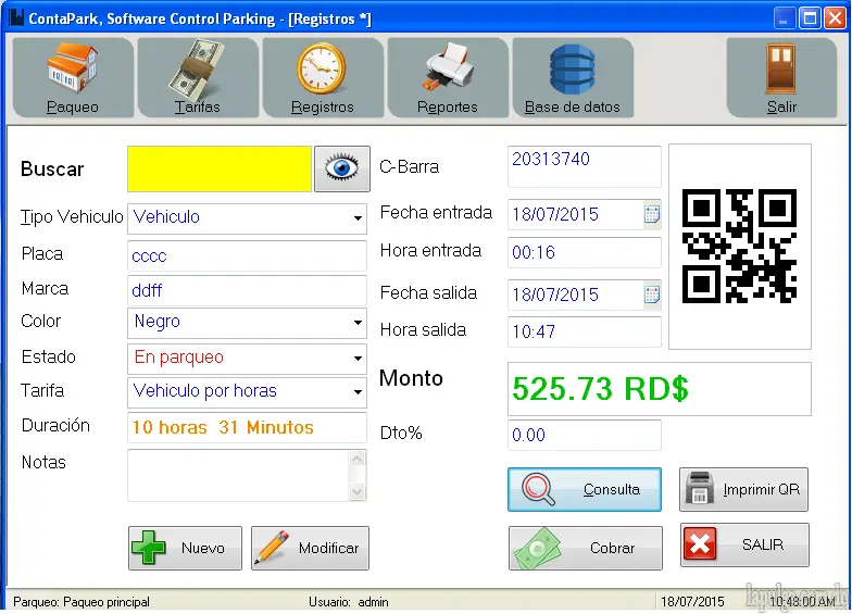 Sistema control de parqueo  ContaPark 1 Foto 5140895-1.jpg