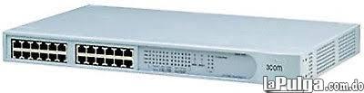 Switch 3com 3c17203 24 Puertos Con Modulo Fibra Optica